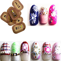 Безконтактна оплата нігтем, NFC інтелектуальна наклейка для нігтів з LED-підсвічуванням, типси для нігтів