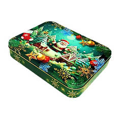 Солодкий новорічний VIP подарунок №69 з шоколадними цукерками, 1000 г. замовлення від шт.