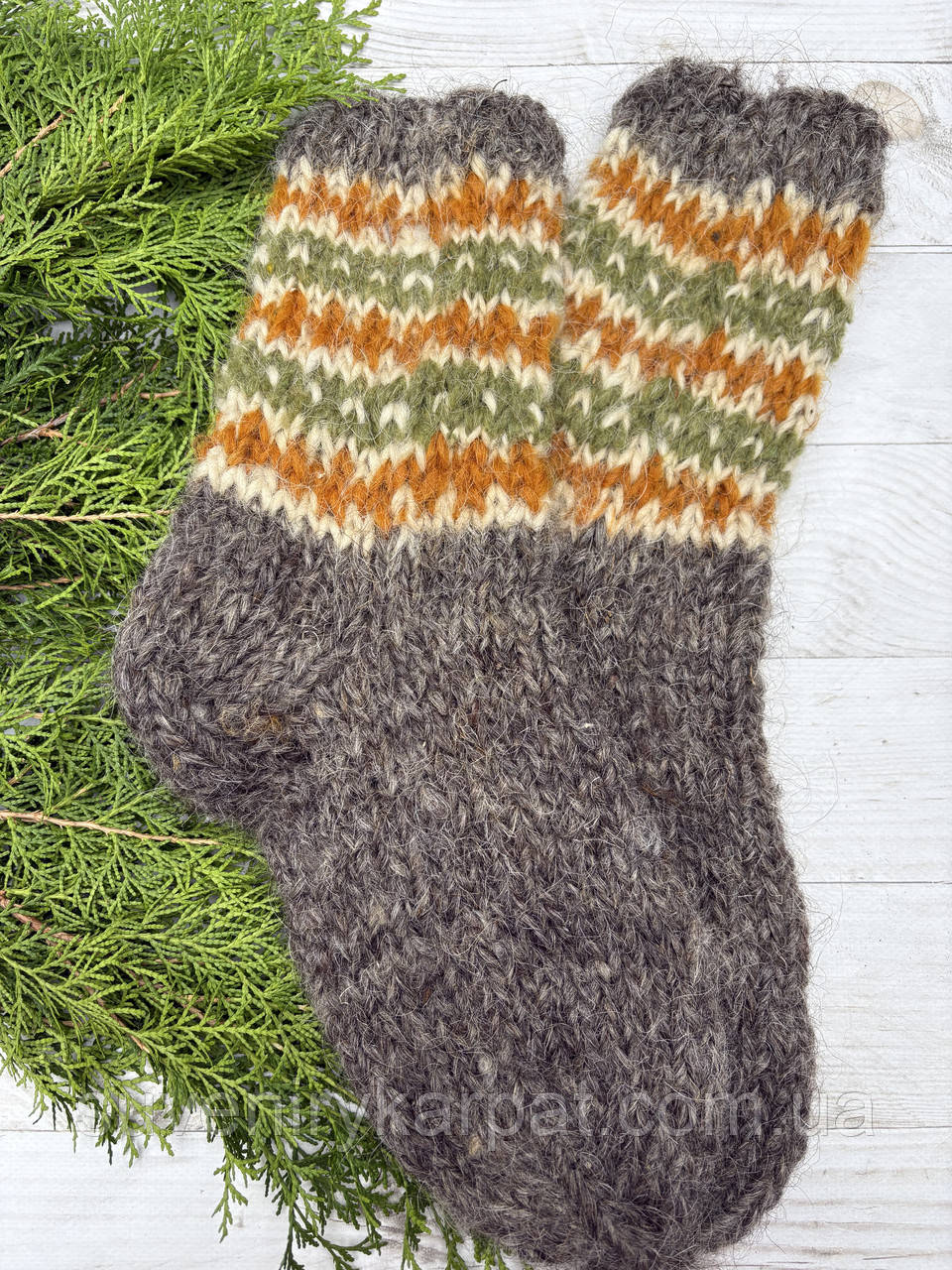 Гуцульські шкарпетки жіночі 40-42 розмір, фото 1