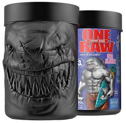Бета-аланін Zoomad Labs One Raw Beta Alanine 400 г вишнева бомба, фото 1