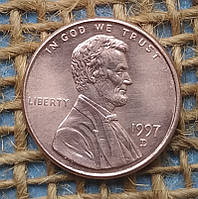 1 цент 1997 року. (D) США