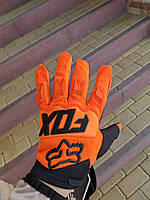 Мото перчатки FOX помаранчеві (XL)