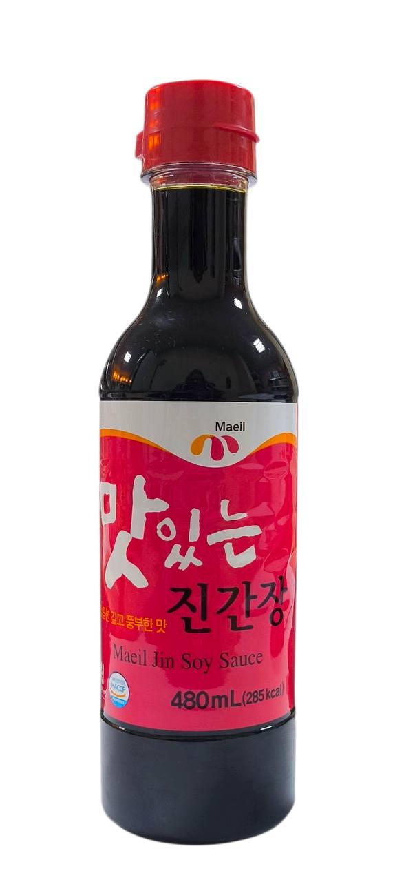 Соєвий соус 480 мл, Maeil Jin, фото 1