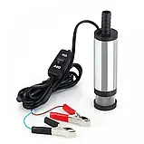 Електричний занурювальний насос для соляри, 12V, 12 л/хв, з крокодилами, Fuel Diesel Pump, фото 2
