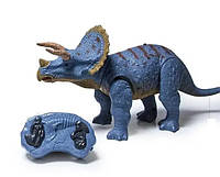 Інтерактивний динозавр на радіокеруванні Same Toy 13143-3 Трицератопс із підсвіткою та звуками