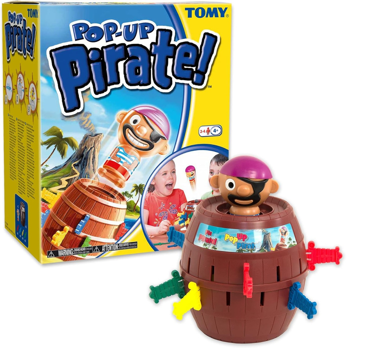 Настільна гра від Томі Пірат у бочці мова анг TOMY Pop Up Pirate 46941, фото 1
