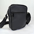 Якісна чоловіча сумка з натуральної шкіри, сумка месенджер, шкіряна барсетка, сумка через плече
