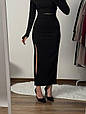 Спідниця жіноча з крепдайвингу Модель: 817-063 Колір: Чорний, фото 4