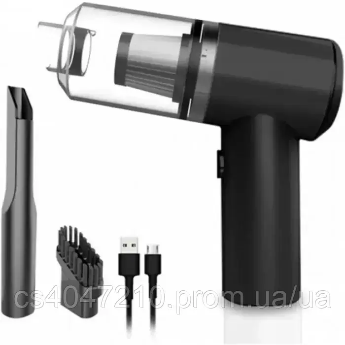 Автомобільний бездротовий портативний пилосос 2-в-1, Vacuum Cleaner, фото 1