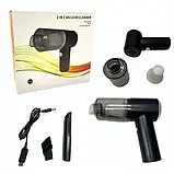 Автомобільний бездротовий портативний пилосос 2-в-1, Vacuum Cleaner, фото 2