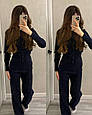 Костюм жіночий ангора 2-ка Модель: 817-269 Колір: Темно-синій, чорний, меланж, молочний, фото 10