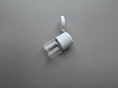 5 мл Круглий прозорий ПЕТ флакон з кришкою фліп-топ білого кольору 18/410 пластмасовий, пластиковий