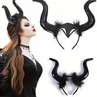 Рога Малефісенти (чорні). Обідок на голову рогат