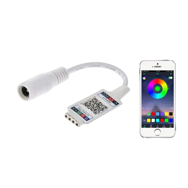 Міні Bluetooth RGB контролер  з таймером і кольоромузичним режимом