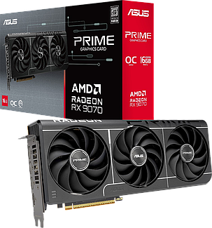 Вiдеокарта AMD Radeon RX 9070 16GB Asus OC PRIME EVO (90YV0MQ0-M0NA00), фото 1
