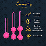 Набір кульок для тренування м’язів Кегеля Erospace Sweet Play Kegel Balls Set, фото 2