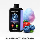 Hello Synix 30000. Чорнична Солодка Вата (Blueberry Cotton Candy)