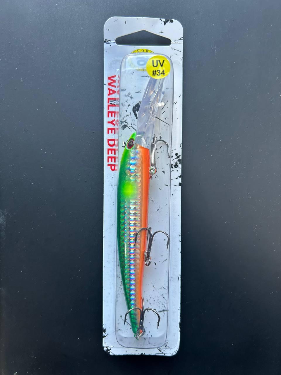 Воблер Bandit Walleye Deep Bandits 120mm 17.5g  Bandit , Grows Culture 7 м-9м | Японська якість, фото 1