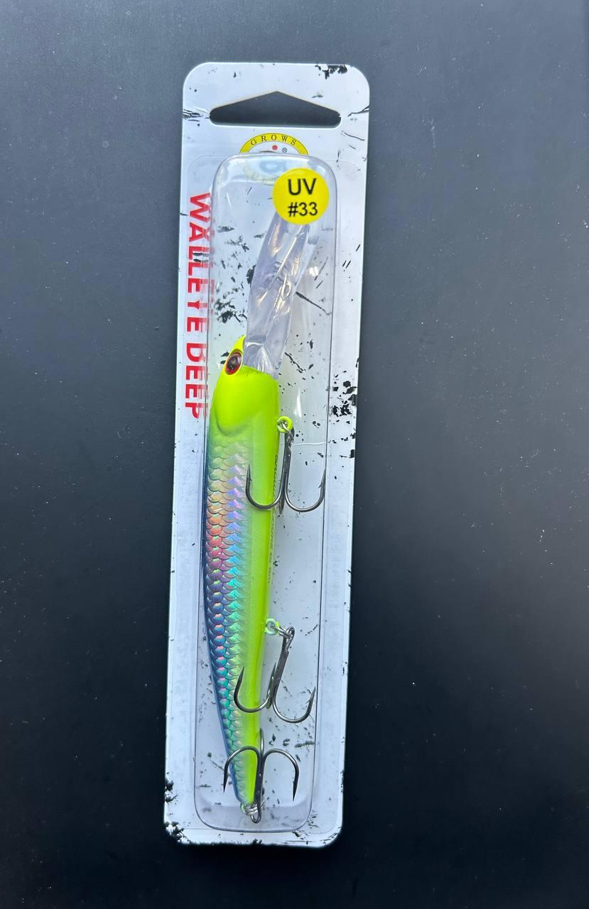 Воблер Bandit Walleye Deep Bandits 120mm 17.5g  Bandit , Grows Culture 7 м-9м | Японська якість, фото 1