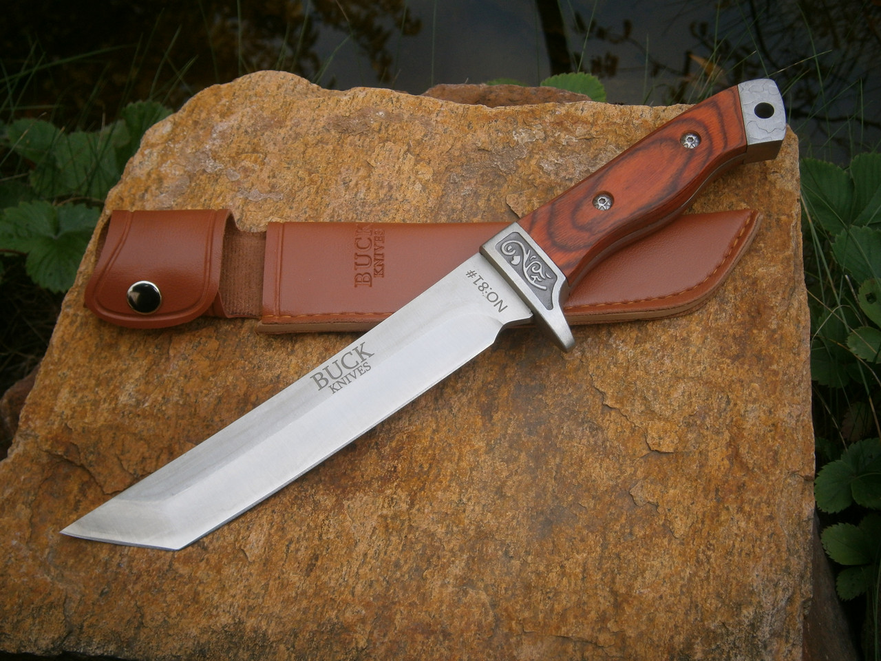 Ніж фултанг для туризму полювання та риболовлі Buck US Тanto в чохлі  29 см, фото 1