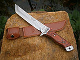 Ніж фултанг для туризму полювання та риболовлі Buck US Тanto в чохлі  29 см, фото 5