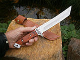 Ніж фултанг для туризму полювання та риболовлі Buck US Тanto в чохлі  29 см, фото 8