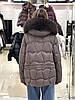 Пуховик жіночий Chanevia 25501 BRONZE, фото 5