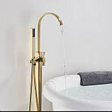 Підлоговий змішувач для ванни FUTURA Liam Gold, фото 2