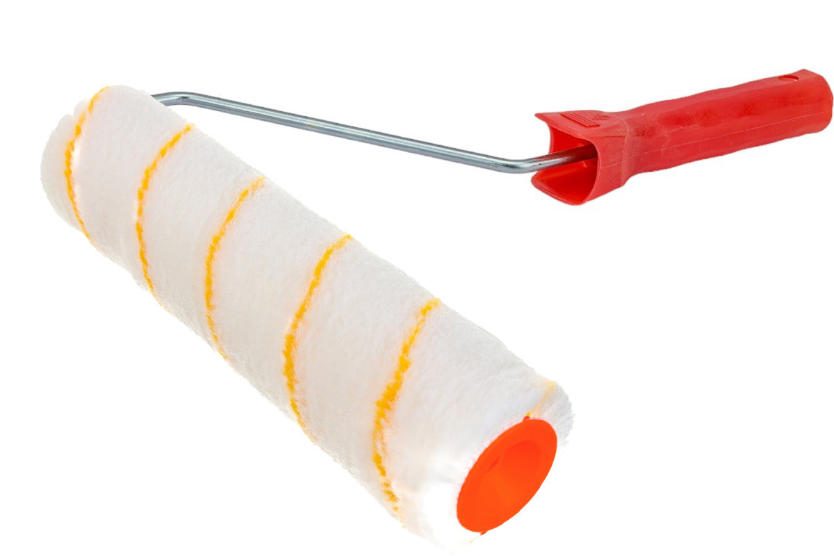 Валик малярний з ручкою Гірпаінт 6 х 48 х 250 мм MERCURY, фото 1