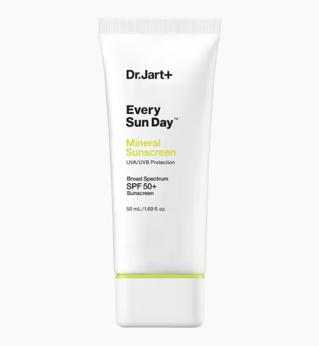 Мінеральний сонцезахисний крем для обличчя Dr. Jart+ Every Sun Day™ Mineral Korean Sunscreen SPF 50+, 50 мл, фото 1