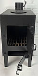 Піч-буржуйка 3мм. обігрів на 80 м.куб. для будинка, квартири, гаража, СТО, фото 2
