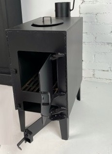Піч-буржуйка 3мм. обігрів на 80 м.куб. для будинка, квартири, гаража, СТО, фото 1