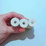 Папір для портативного принтера 57x30 мм 3 шт термопапір для термопринтера blue друкує синім, фото 4