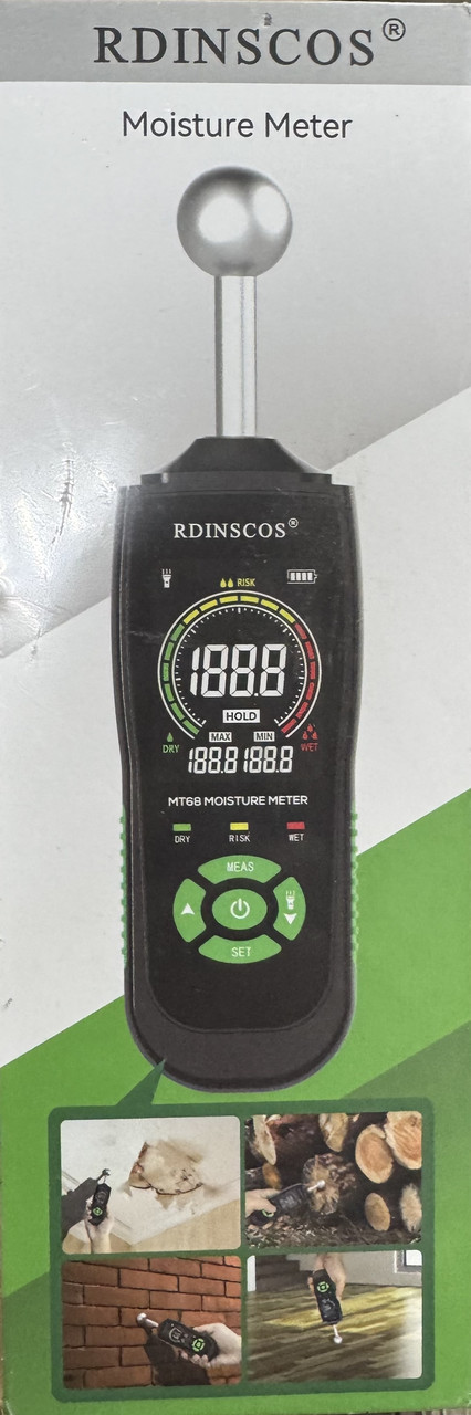 Вологомір RDINSCOS для стін,підлоги та деревини., фото 1