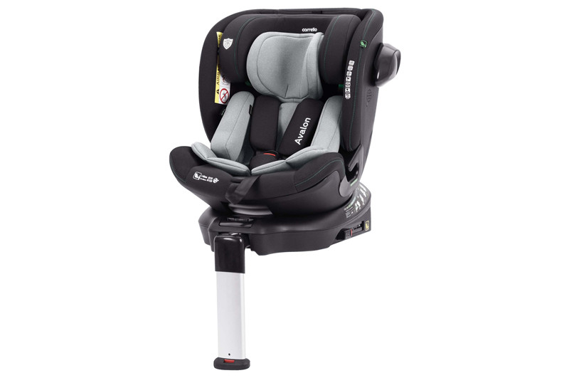 Автокрісло Carrello Avalon сіре Isofix CRL-8805 Sky Grey i-Size 40-150см поворот, опорна стійка