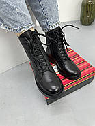 Демісезонні черевики MeegoComfort 25A12559-1 Black чорні на шнурівці, фото 4