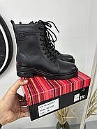 Демісезонні черевики MeegoComfort 25A12559-1 Black чорні на шнурівці, фото 6