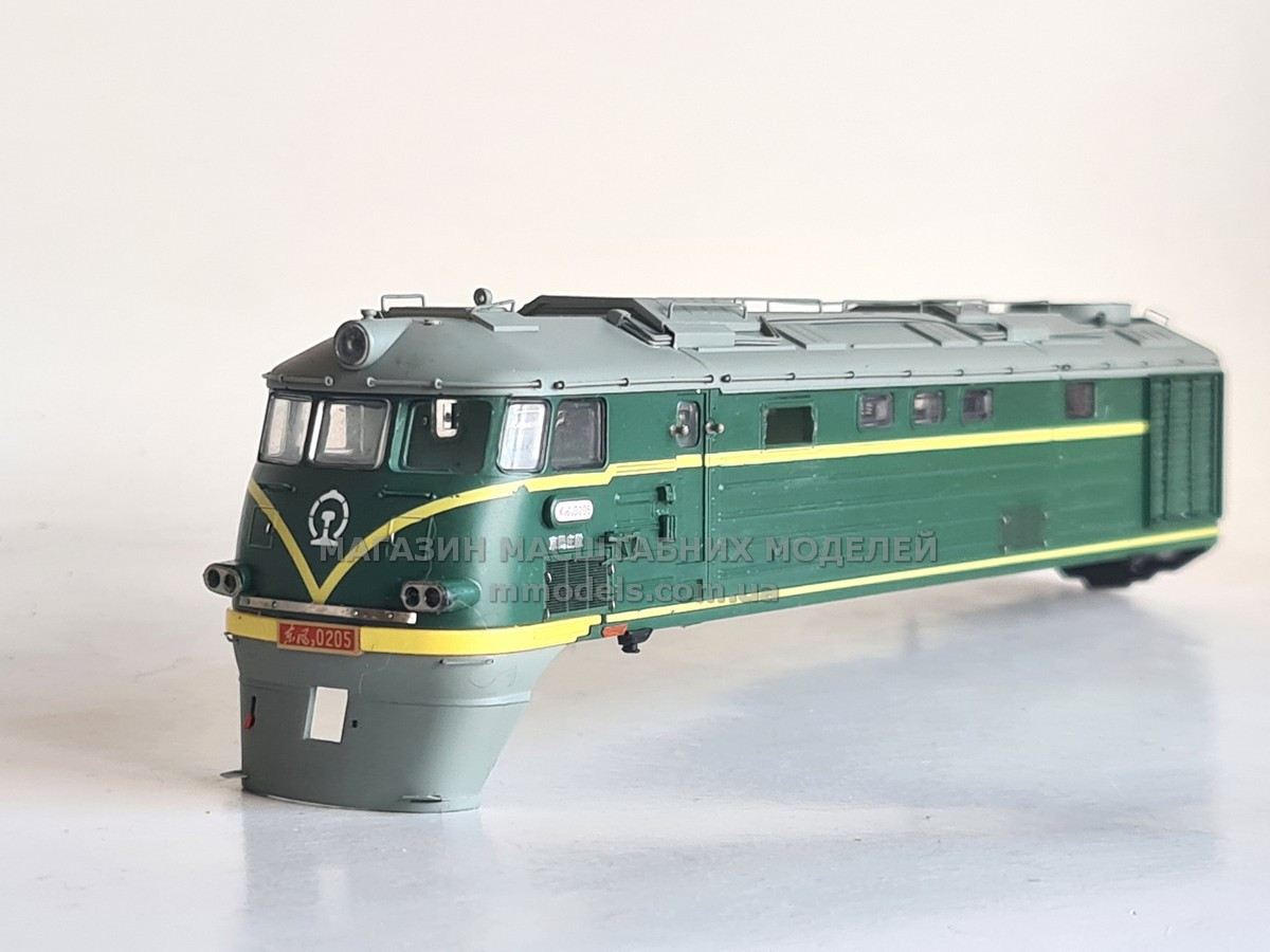 Кузов для творчих робіт з моделі китайского тепловоза DF3 (аналог ТЭ3), масштаб Н0,1:87, фото 1