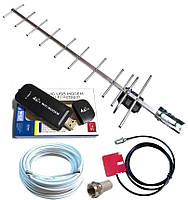 4G LTE 900 МГц інтернет-комплект H760UFI-2521 зі спрямованою антеною 14 дБ, антенним адаптером, 10 м кабелю