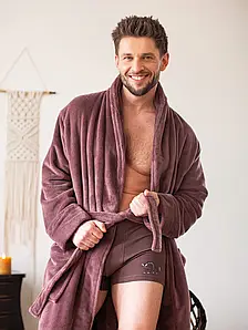 Чоловічий халат для дому Key MGL-255