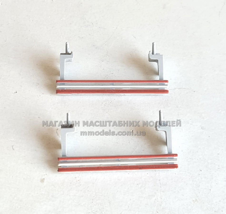 Запасні частини для моделей - мітельник тепловоза серії ЧМЕ3 2 шт, Roco, масштабу 1:87, фото 1