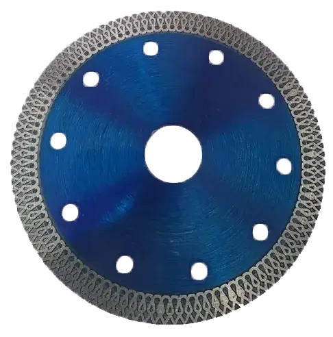 Алмазний диск 115x1.2x22.23 мм сегментований синій для сухого різання бетону, залізобетону, каменю, плитки, мармуру, фото 1