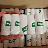 Набір термопаперу самоклеючого для портативного міні принтеру стрічки для принтера в рулонах Білий 57 мм 5 шт, фото 2