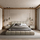 Ліжко Podium 180*200см Lounge Beige з механізмом та м'яким узголівьям, фото 5