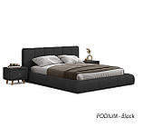 Ліжко Podium 180*200см Lounge Black з механізмом та м'яким узголівьям, фото 7