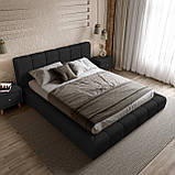 Ліжко Podium 180*200см Lounge Black з механізмом та м'яким узголівьям, фото 5