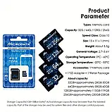 Карта пам’яті Microdata microSD 32GB Class 10 UHS-I U1 V10 з SD-адаптером | Флешка для телефону, планшета, відеореєстратора, дрона, фото 6