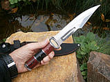 Ніж фултанг для туризму полювання та риболовлі Columbia Рremium A-16 в чохлі 30 см, фото 5