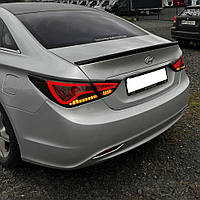 Задние фонари светодиодные прозрачные дымчатые Hyundai Sonata YF (10-15)