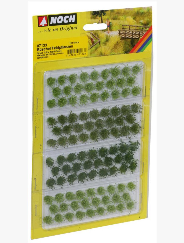 NOCH 07133 — Набір кущів "Квітучі кущі" для створення ланшафтних дизайнів, масштабу G, H0, TT, N, Z, фото 1